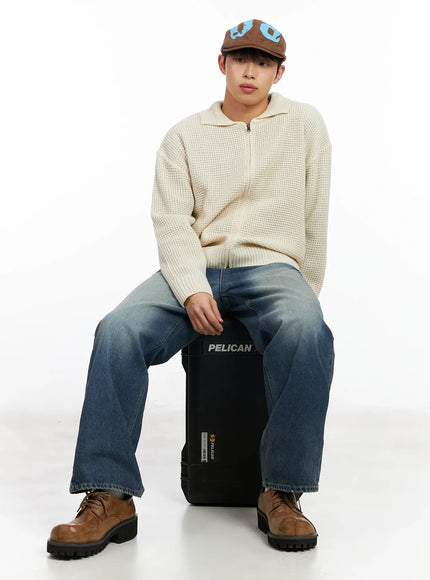 mens-waffle-knit-zip-up-cardigan-im511