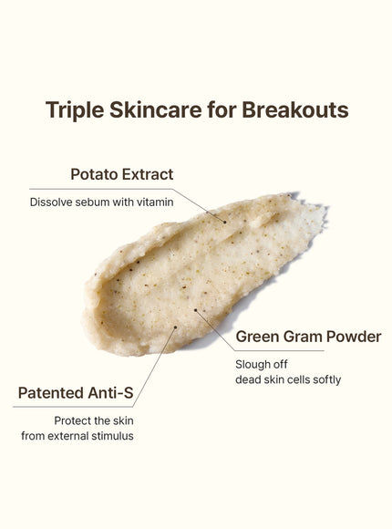 Potato Wash Off Pack (100g)