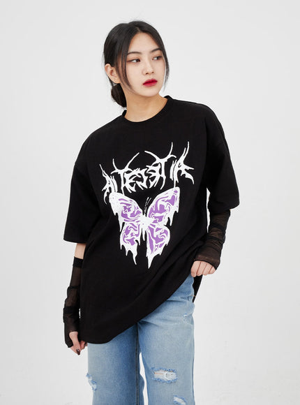 Butterfly Oversized Tee BM321