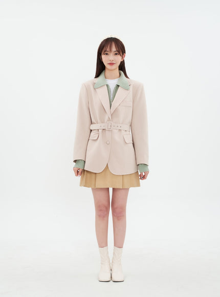 Modern Daily Jacket and Belt Set BA01