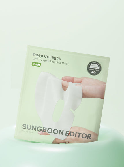 Deep Collagen Cica Teatree Soothing Mask (37g*4ea)