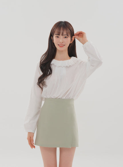 Wrap Style Mini Skirt BS-B11010502