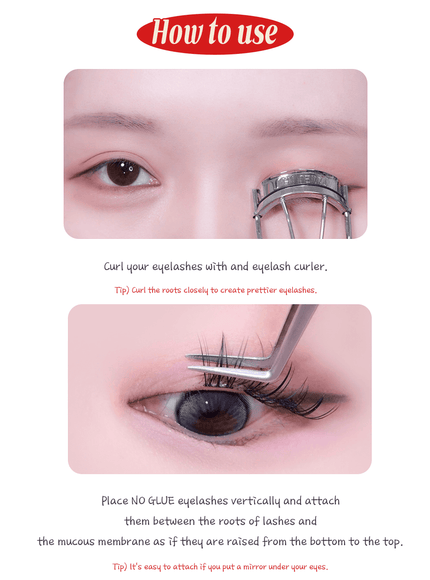 TOKTOKHARA No Glue Eyelash (54pcs)