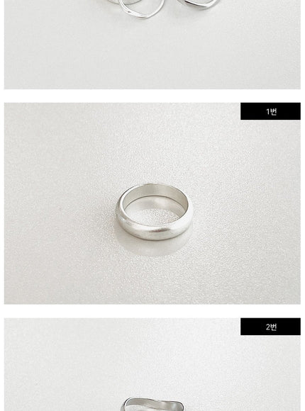 Wavy Ring 3set CA04