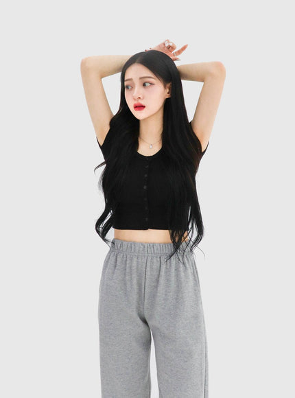 High-Waisted Sweat Pants CA28