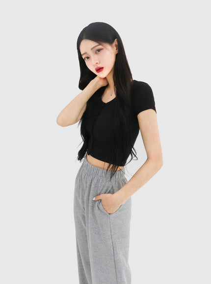 High-Waisted Sweat Pants CA28