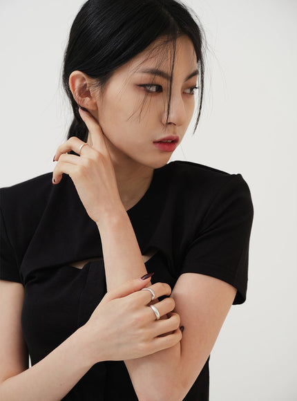 Wavy Ring 3set CA04
