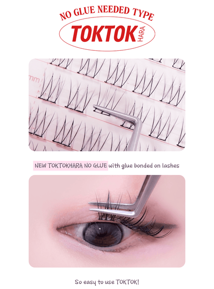 TOKTOKHARA No Glue Eyelash (54pcs)