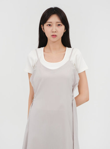 Basic Square Neck T-shirt OA13