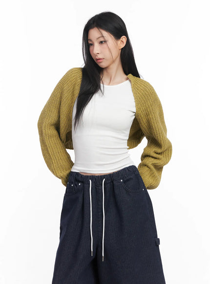 Knit Bolero Shrug C2001 - Korean Women's Fashion | LEWKIN – LEWKIN Knit Bolero Shrug C2001 - Korean Women's Fashion | LEWKIN – LEWKIN