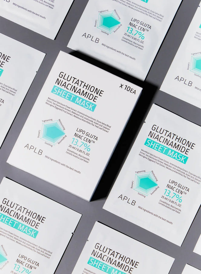Glutathione Niacinamide Sheet Mask (25ml x 10ea)