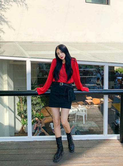 Drawstring Square Crossbody Bag CCM02