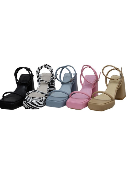 Chunky Thin Strap Sandals CM6