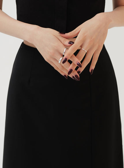 Wavy Ring 3set CA04