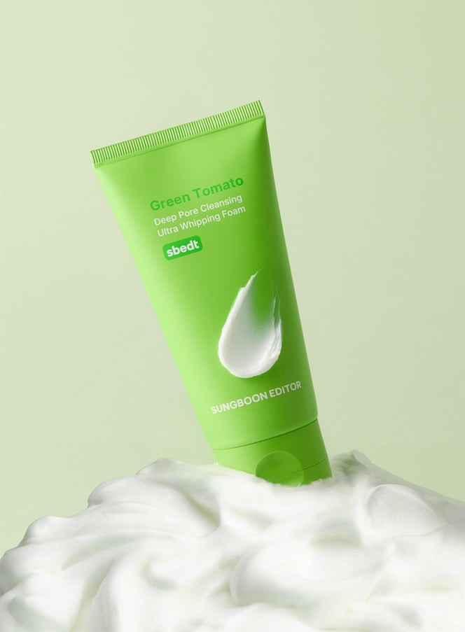 Green Tomato Deep Pore Cleansing Ultra Whipping Foam (120g)