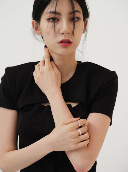 Wavy Ring 3set CA04