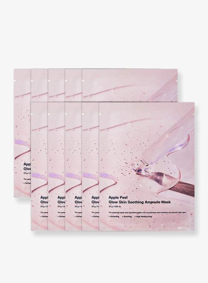 Apple Peel Glow Skin Soothing Ampoule Mask (23ml*10pcs)
