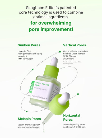 Green Tomato NMN Pore Minimizing Ampoule (40ml)