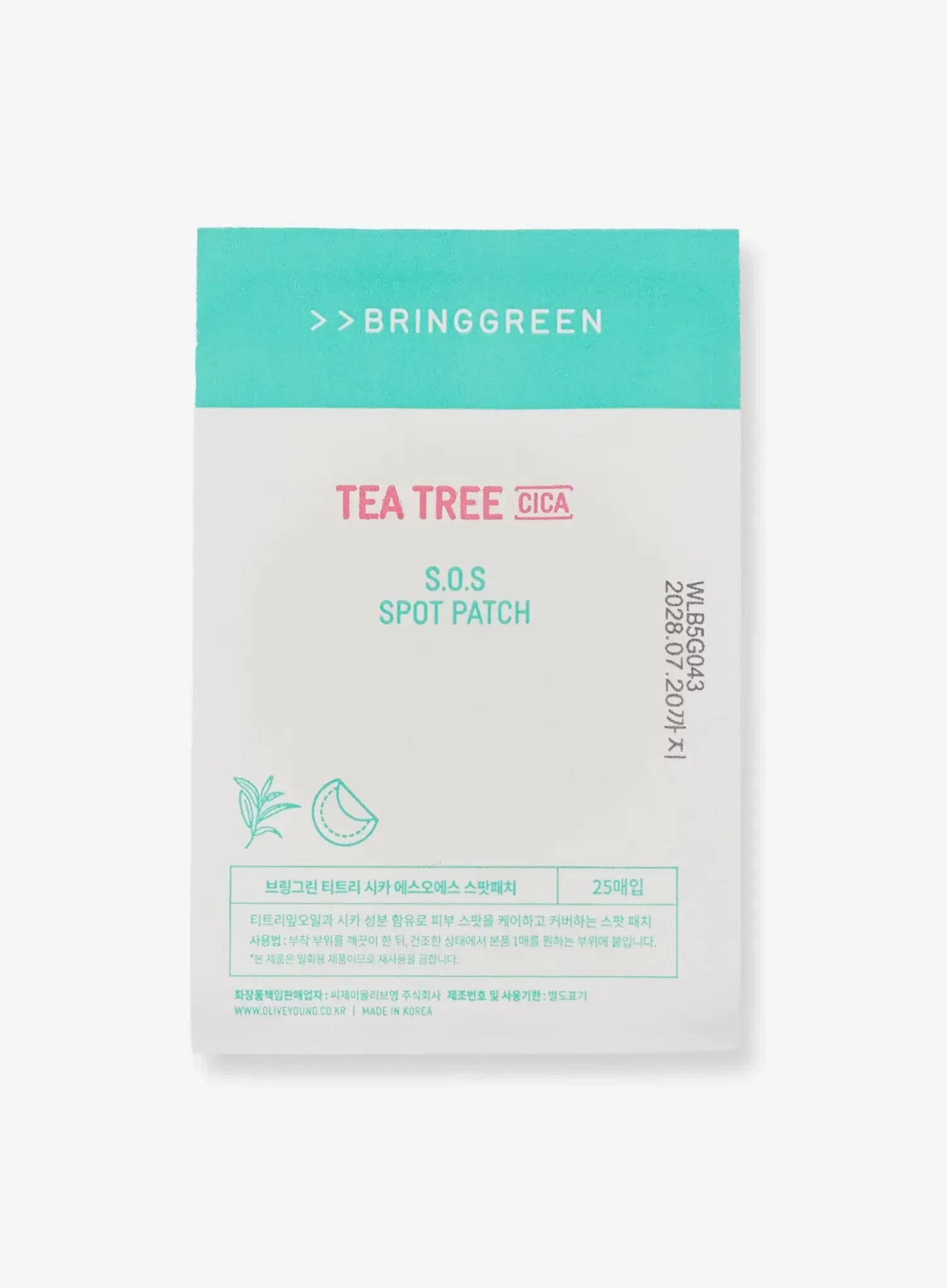 Bring Green Tea Tree Cica Sos Spot Patch (75ea+25ea)