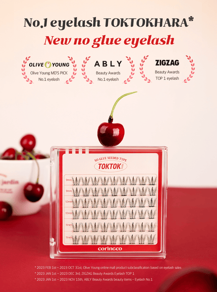 TOKTOKHARA No Glue Eyelash (54pcs)