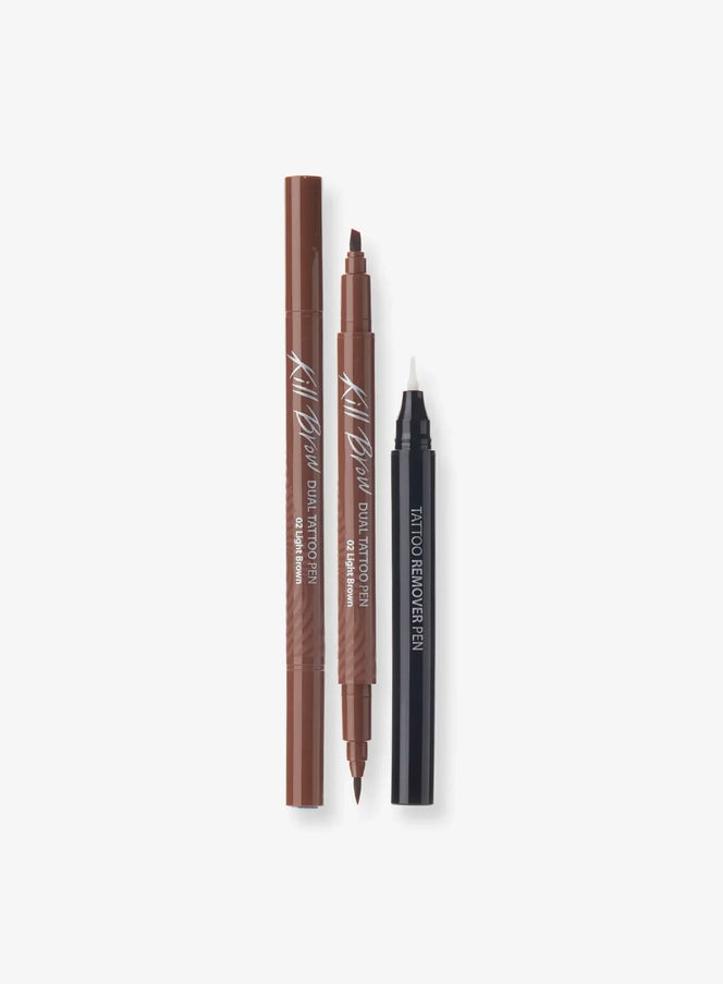 Kill Brow Dual Tattoo Pen Set (0.3g/1.2g)