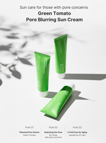 Green Tomato Pore Blurring Sun Cream (SPF50+ PA++++) (50g)