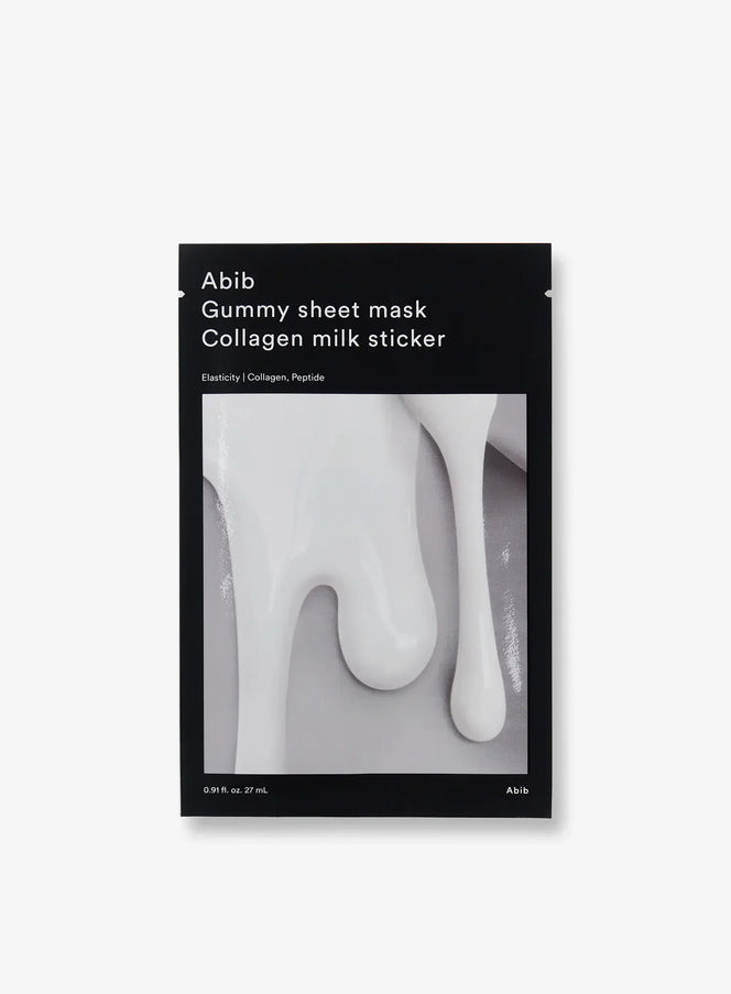 Gummy sheet mask Collagen milk sticker (10ea / 270ml)