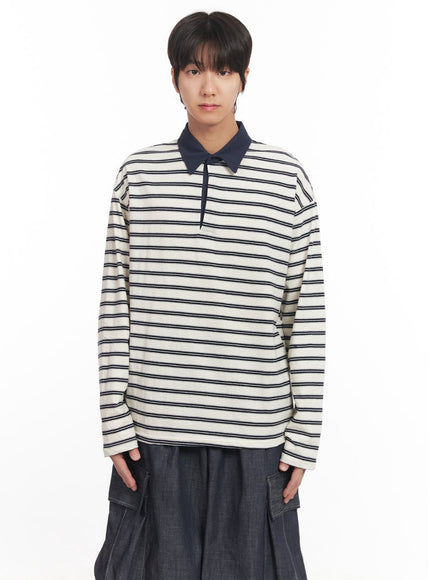mens-striped-long-sleeve-polo-shirt-ia511