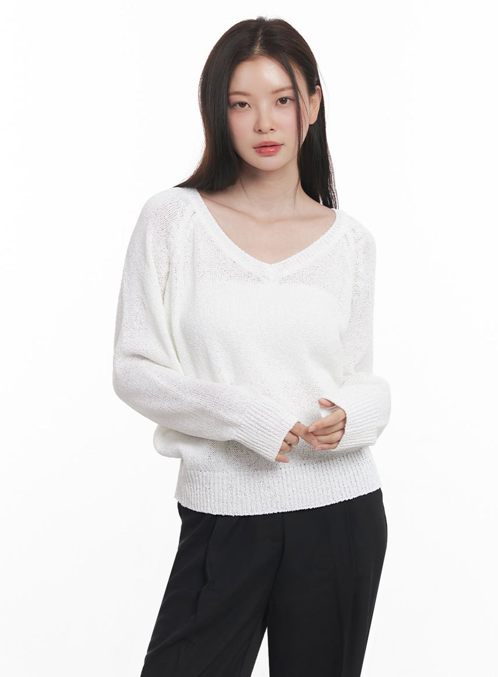 sheer-v-neck-sweater-top-iy509