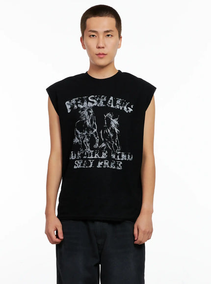 Men's Mustang Graphic Muscle Tee IG511