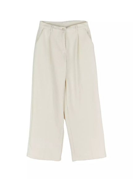 Cozy Wide-Leg Corduroy Pants ID526