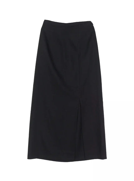 Side-Slit Midi Skirt IL528