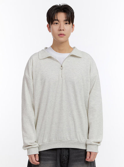 Men's Essential Half-Zip Sweatshirt IF528