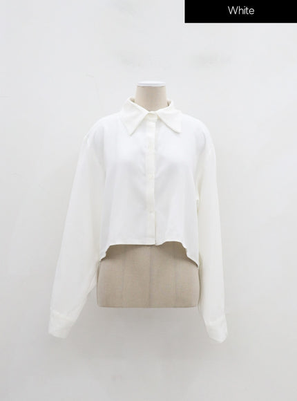 Cropped Button Shirt IJ331