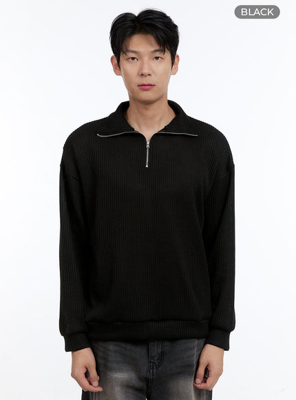 mens-soft-cable-knit-zip-up-pullover-ig427