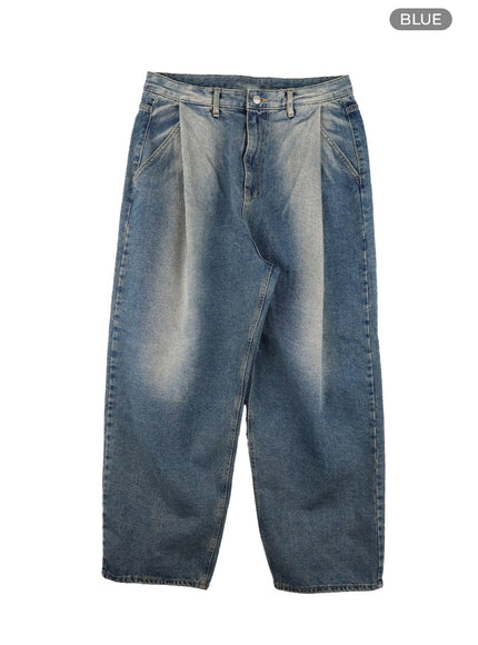 mens-washed-pintuck-baggy-jeans-ia402