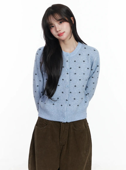 polka-dot-knit-cardigan-ij529