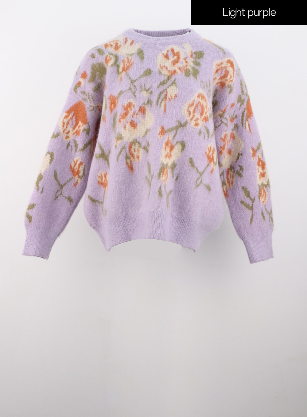 Floral clearance knit sweater