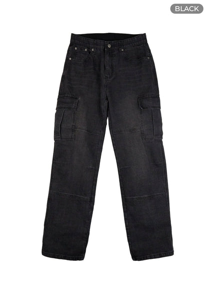 mens-cargo-jeans-black-iu427