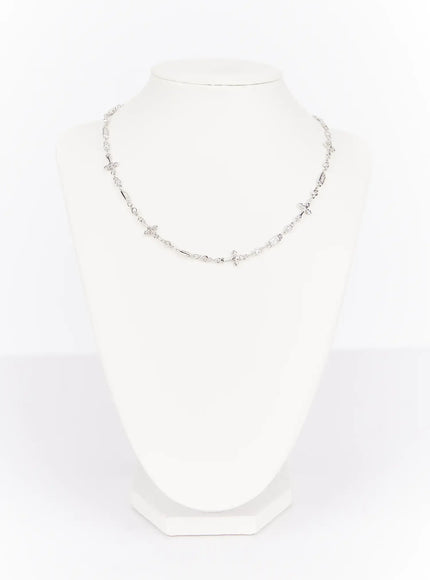 cubic-cross-chain-necklace-im531