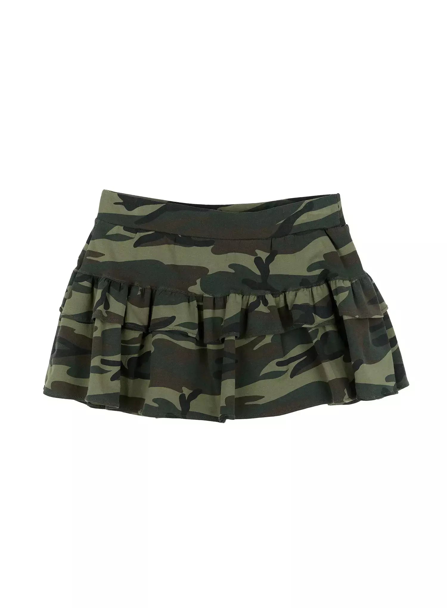 camo-ruffle-mini-skirt-ig508