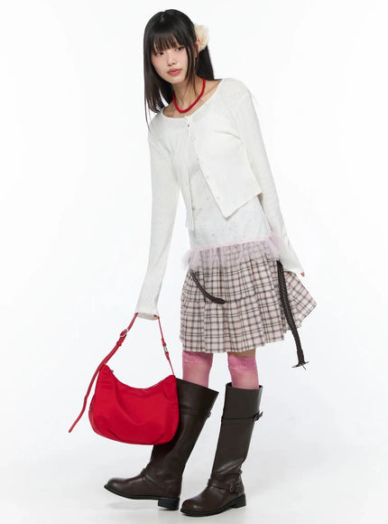 round-neck-eyelet-cropped-cardigan-iy526
