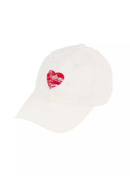 Chich Heart Embroidered Cap IN507