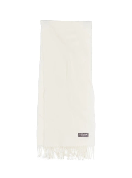 solid-fringed-scarf-in513 / Light beige