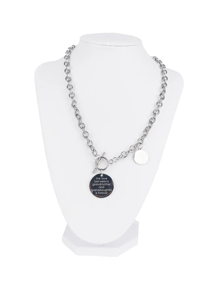 mens-steel-chain-necklace-il518 / Silver