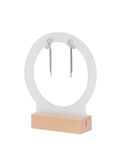 elegant-wing-drop-earrings-in510 / Silver