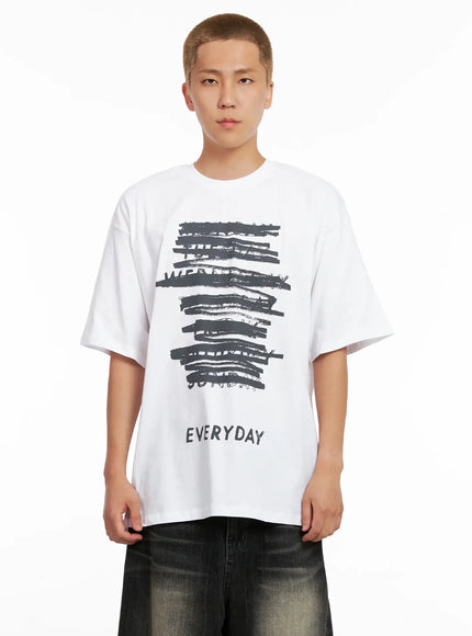 mens-everyday-graphic-tee-il521 / White