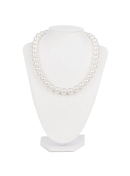 basic-faux-pearls-necklace-in510 / White