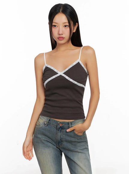 ribbed-lace-trim-camisole-ig528