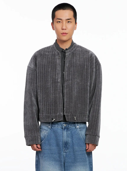 Men's Velvet Crop Jacket IS510